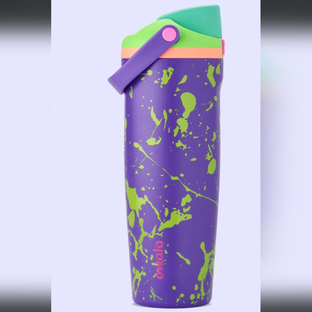 Owala Birthday Bash ELECTRIC FEEL 30oz FreeSip Sway (Purple)